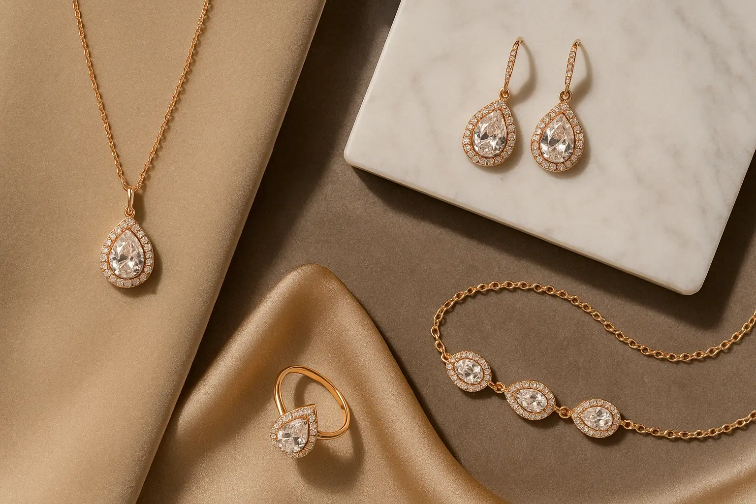 Luxe jewellery showcase banner